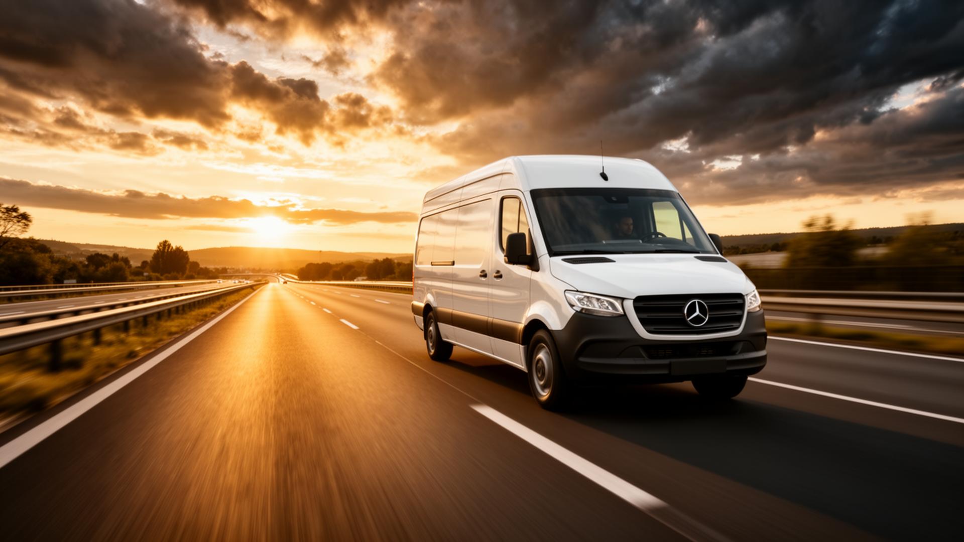 Vrachtwagen onderweg